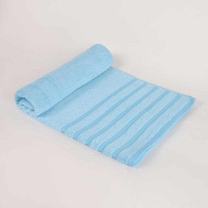 Buy Bath Towels - Drip Dry Bath Towel (Light Blue & White) - Set Of Two at Vaaree online