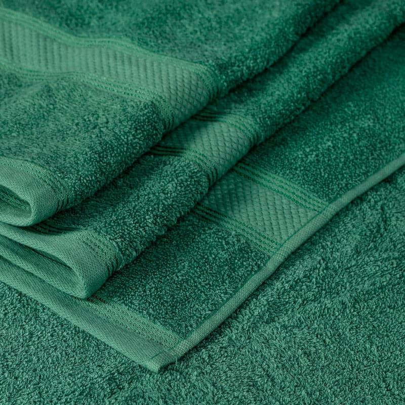 Buy Emerie Bath Towel (Green) - Set Of Four Bath Towels from Vaaree