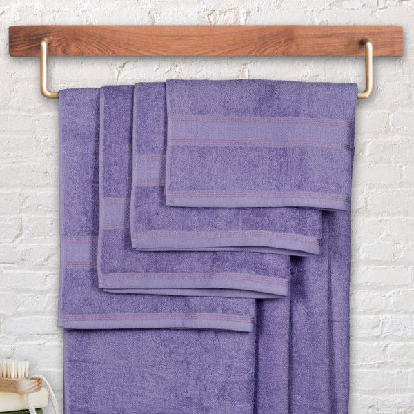 Buy Bath Towels - Emerie Bath Towel (Purple) - Set Of Four at Vaaree online