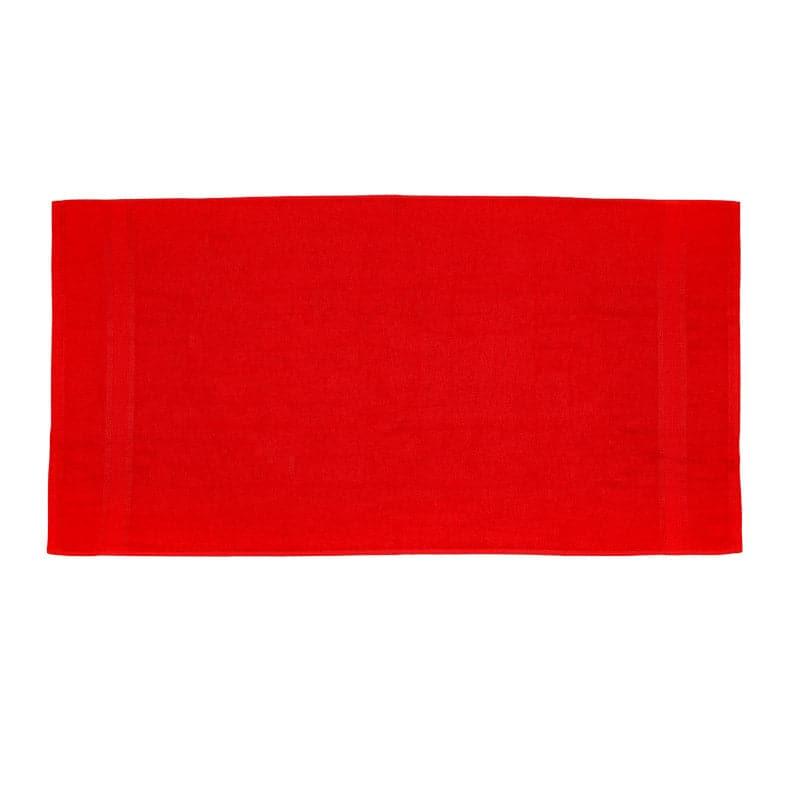 Buy Emerie Bath Towel (Red) - Set Of Four Bath Towels from Vaaree