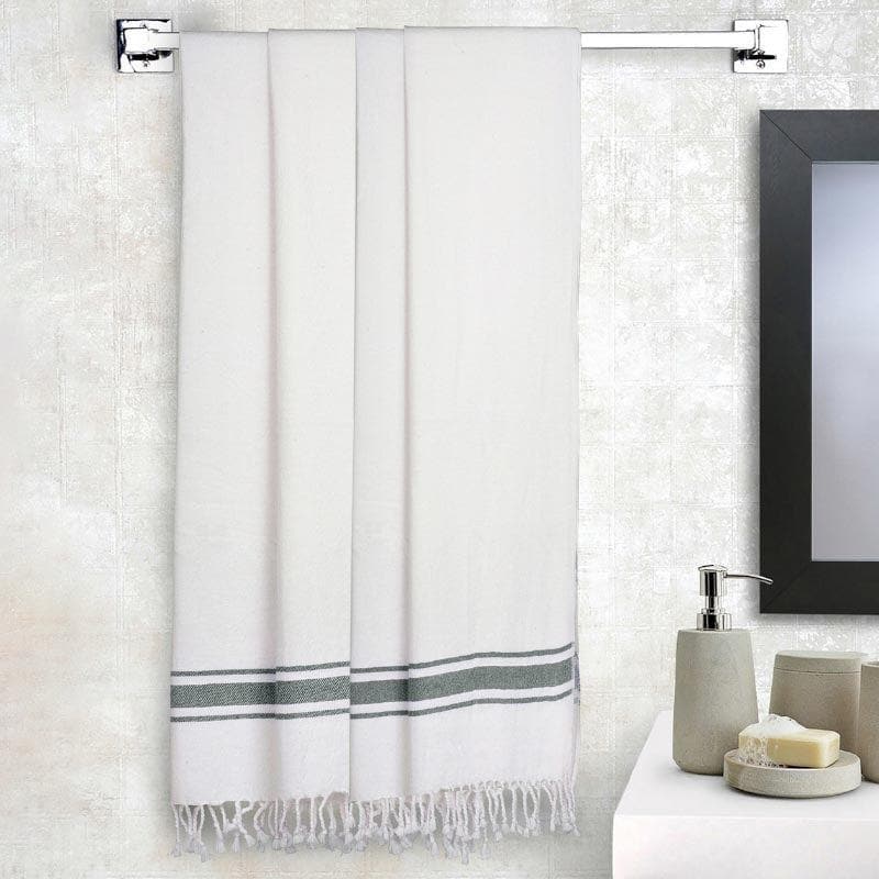 Buy Bath Towels - Fresh Breeze Towel (Grey)- Set Of Four at Vaaree online