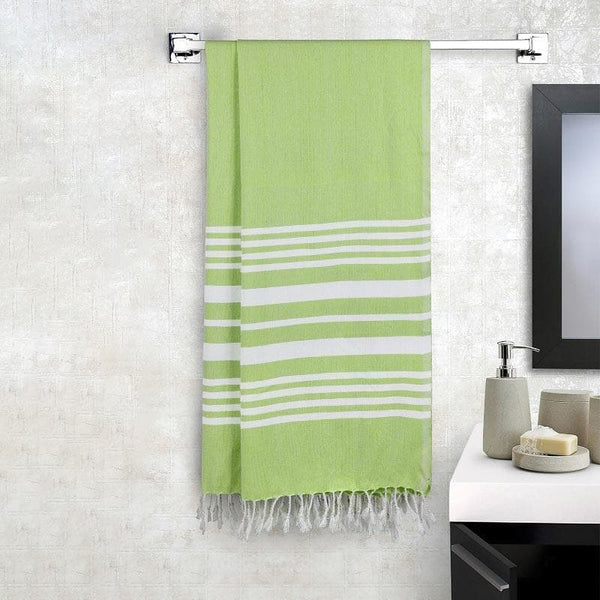 Buy Green Cozy Wrap Towels - Set Of Two Bath Towels from Vaaree