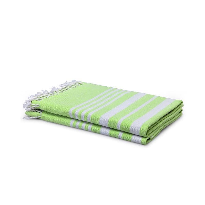 Buy Green Cozy Wrap Towels - Set Of Two Bath Towels from Vaaree