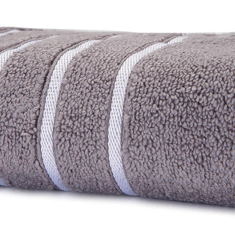 Buy Hue Haven Bath Towel - Grey Bath Towels from Vaaree