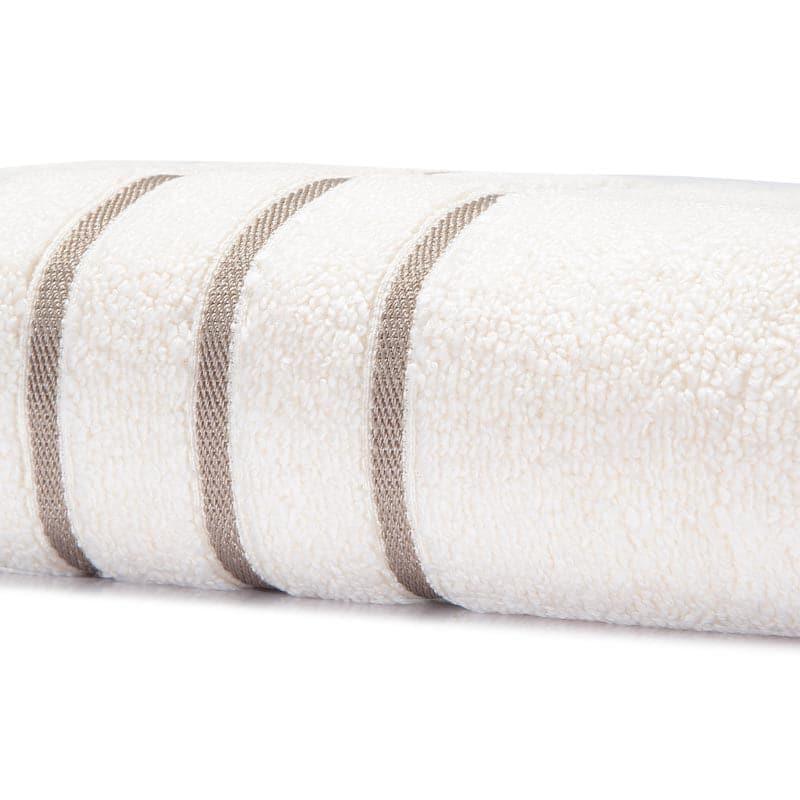 Buy Hue Haven Bath Towel - Ivory Bath Towels from Vaaree