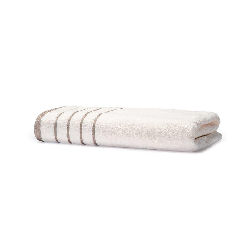 Buy Hue Haven Bath Towel - Ivory Bath Towels from Vaaree