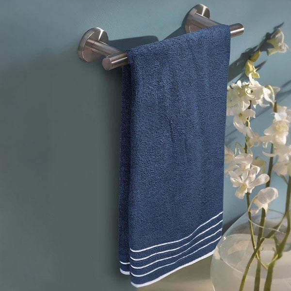 Buy Hue Haven Bath Towel - Navy Bath Towels from Vaaree