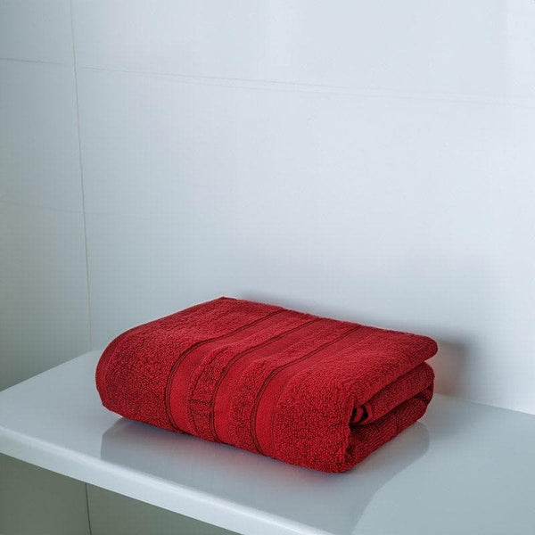 Buy Bath Towels - Hydro Glee Bath Towel Red at Vaaree online
