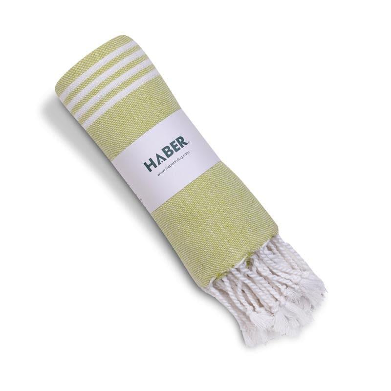 Buy Luxe Linen Bath Towel - Pastel Green Bath Towels from Vaaree