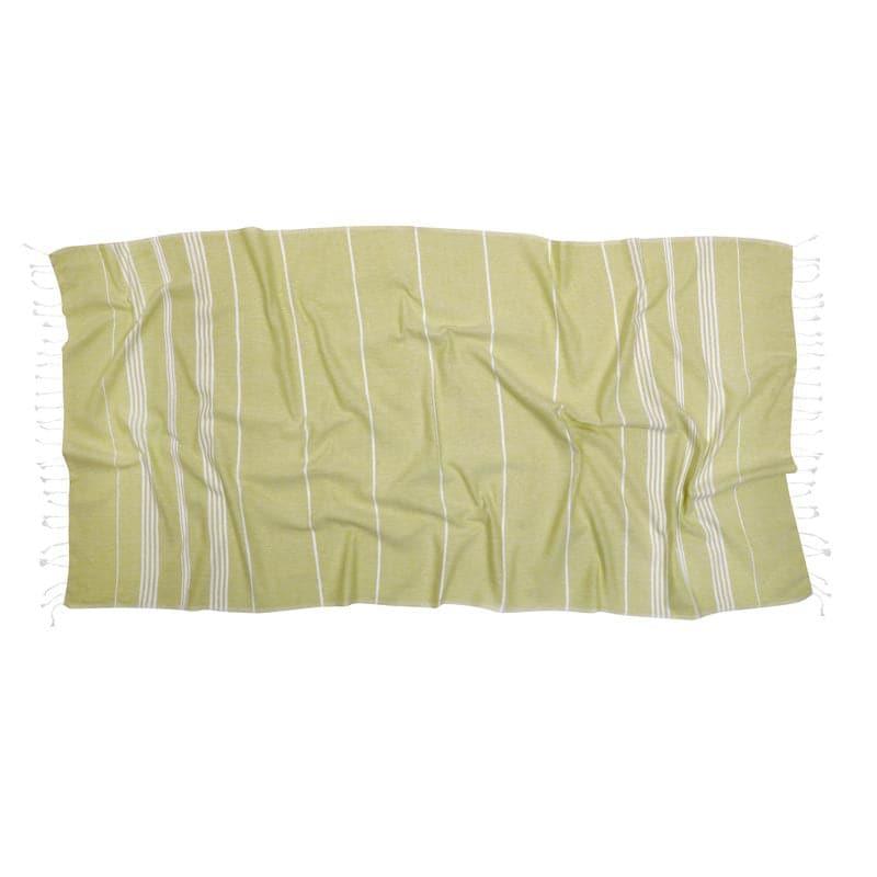 Buy Luxe Linen Bath Towel - Pastel Green Bath Towels from Vaaree