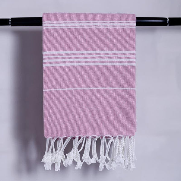 Buy Luxe Linen Bath Towel - Pink Bath Towels from Vaaree