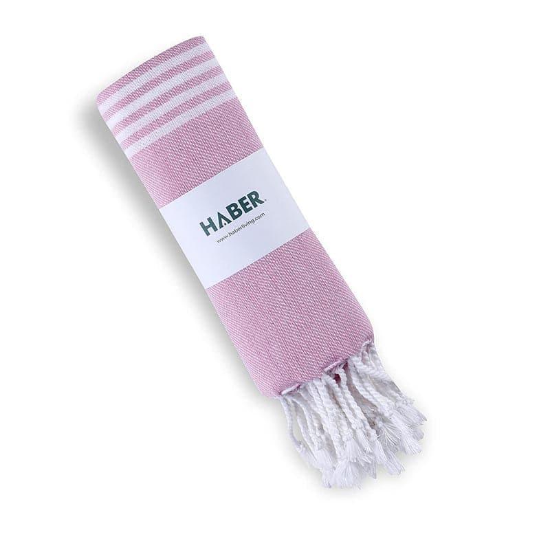 Buy Luxe Linen Bath Towel - Pink Bath Towels from Vaaree