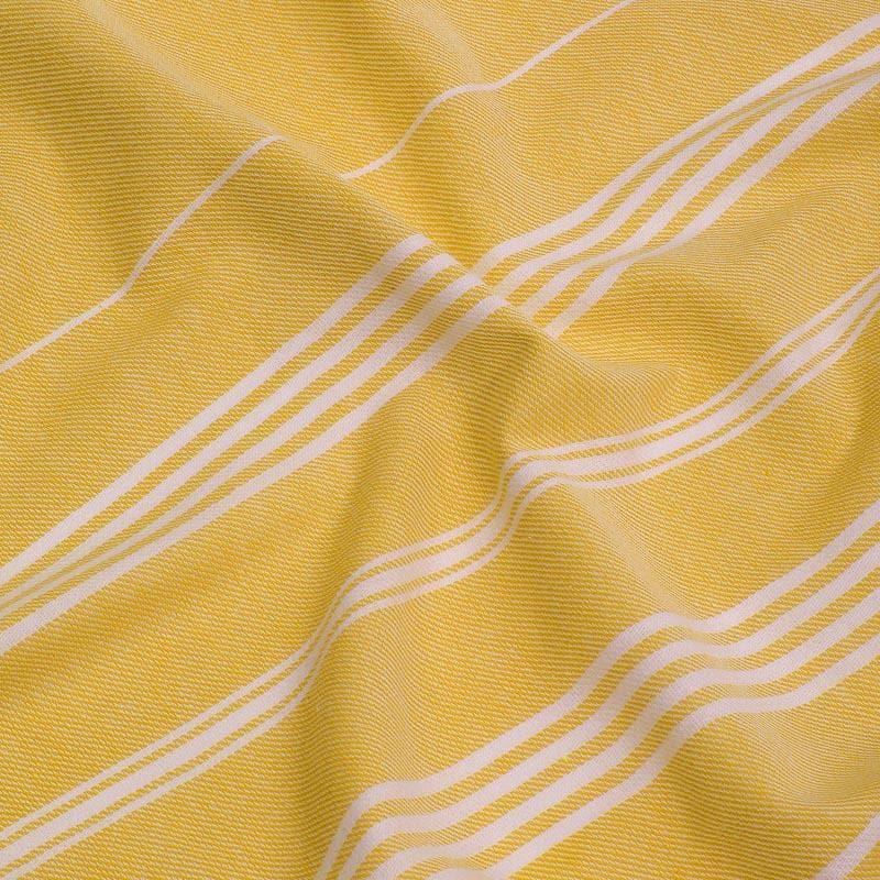 Buy Luxe Linen Bath Towel - Yellow Bath Towels from Vaaree