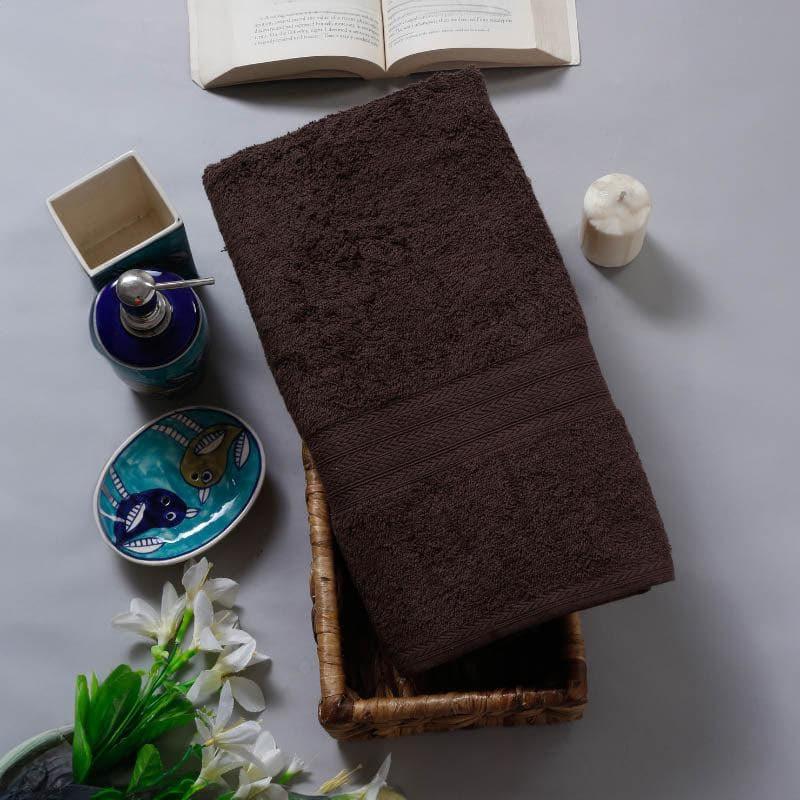 Buy Luxo Wrap Bath Towel - Brown Bath Towels from Vaaree