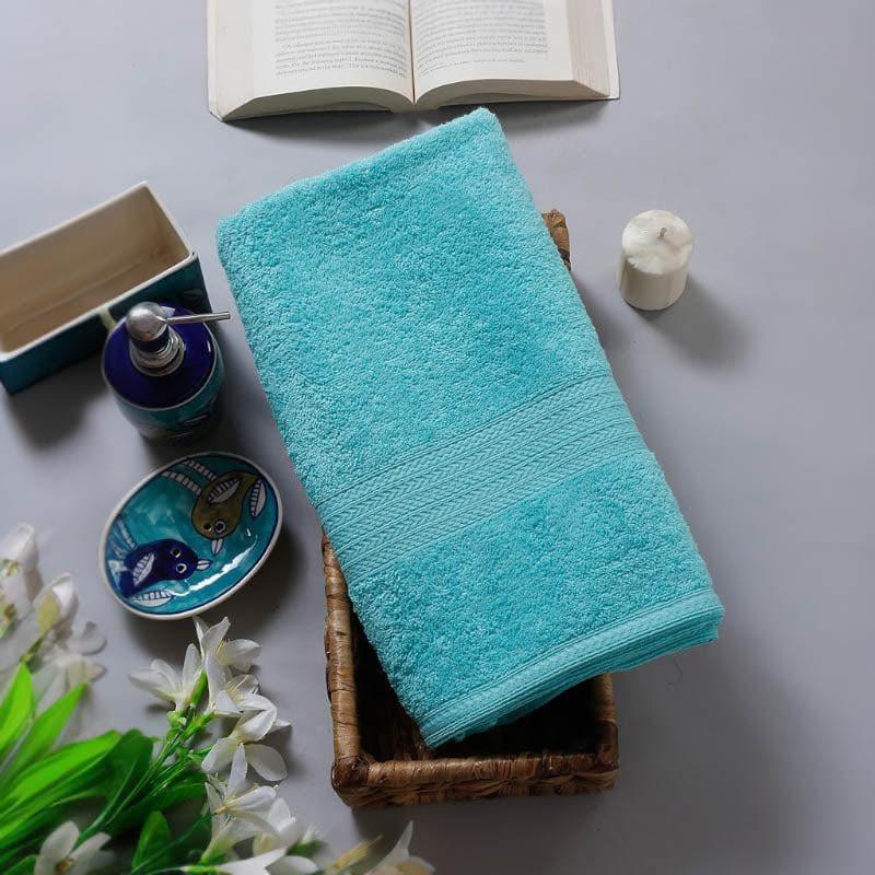 Buy Luxo Wrap Bath Towel - Light Blue Bath Towels from Vaaree