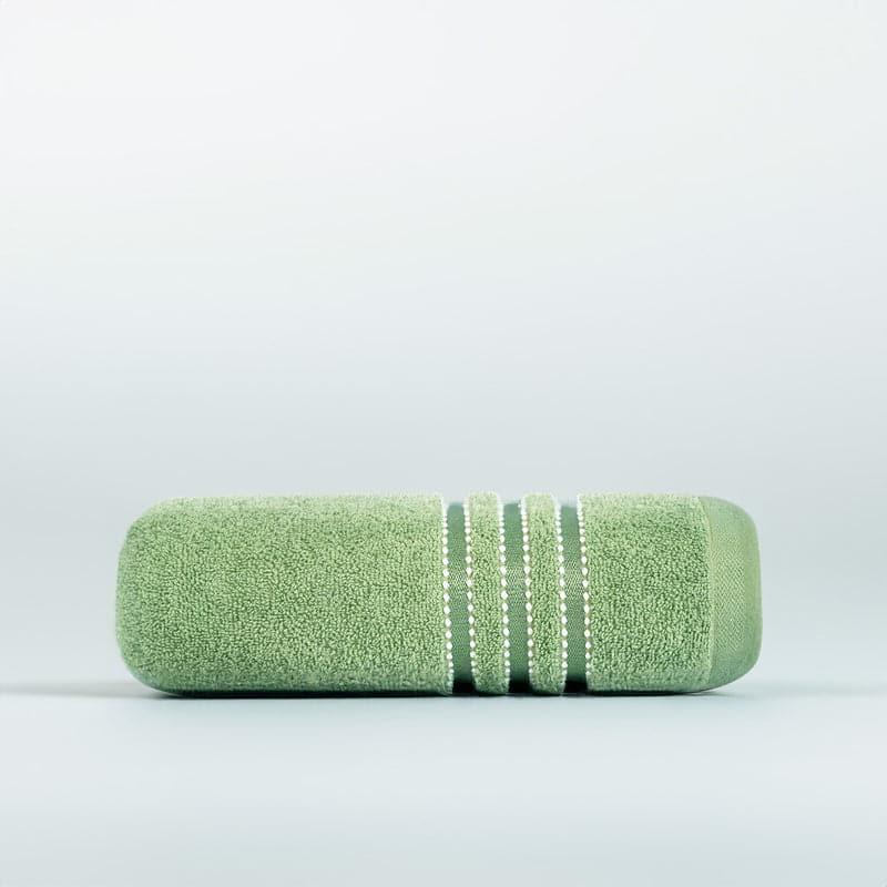 Buy Micro Cotton LuxeDry Comfort Solid Bath Towel - Green Bath Towels from Vaaree