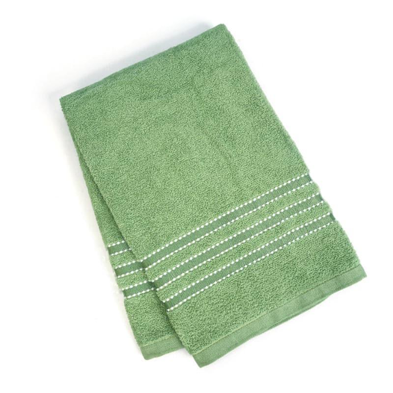 Buy Micro Cotton LuxeDry Comfort Solid Bath Towel - Green Bath Towels from Vaaree