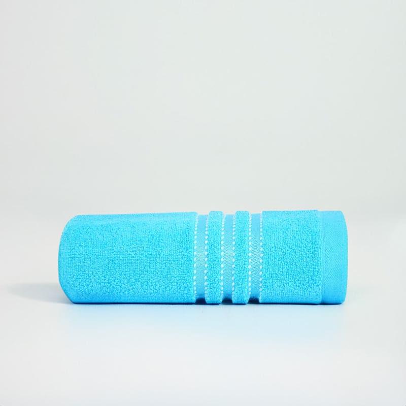 Buy Micro Cotton LuxeDry Comfort Solid Bath Towel - Light Blue Bath Towels from Vaaree