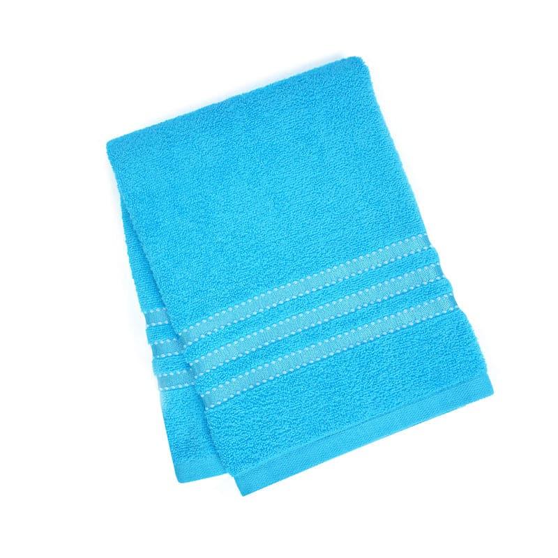 Buy Micro Cotton LuxeDry Comfort Solid Bath Towel - Light Blue Bath Towels from Vaaree