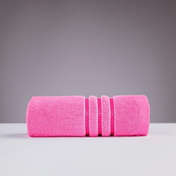 Buy Bath Towels - Micro Cotton LuxeDry Comfort Solid Bath Towel - Pink at Vaaree online