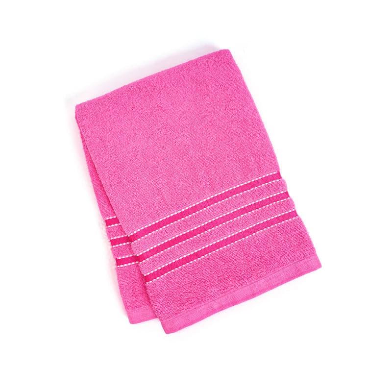 Buy Micro Cotton LuxeDry Comfort Solid Bath Towel - Pink Bath Towels from Vaaree