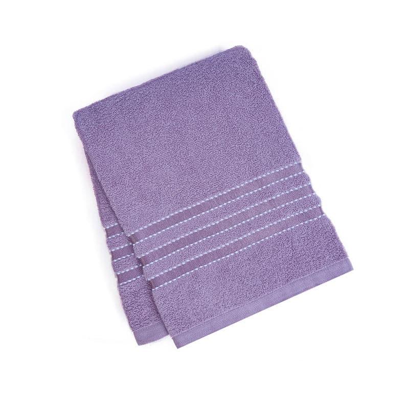 Buy Micro Cotton LuxeDry Comfort Solid Bath Towel - Purple Bath Towels from Vaaree