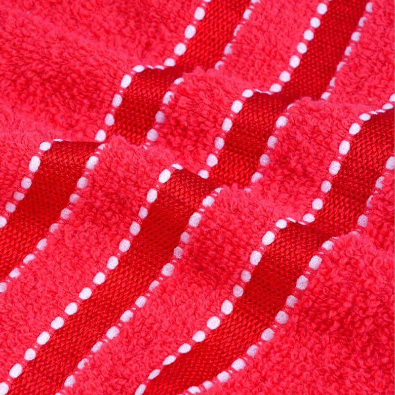 Buy Micro Cotton LuxeDry Comfort Solid Bath Towel - Red Bath Towels from Vaaree