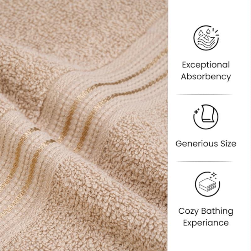 Buy Micro Cotton LuxeDry Solid Bath Towel - Brown Bath Towels from Vaaree