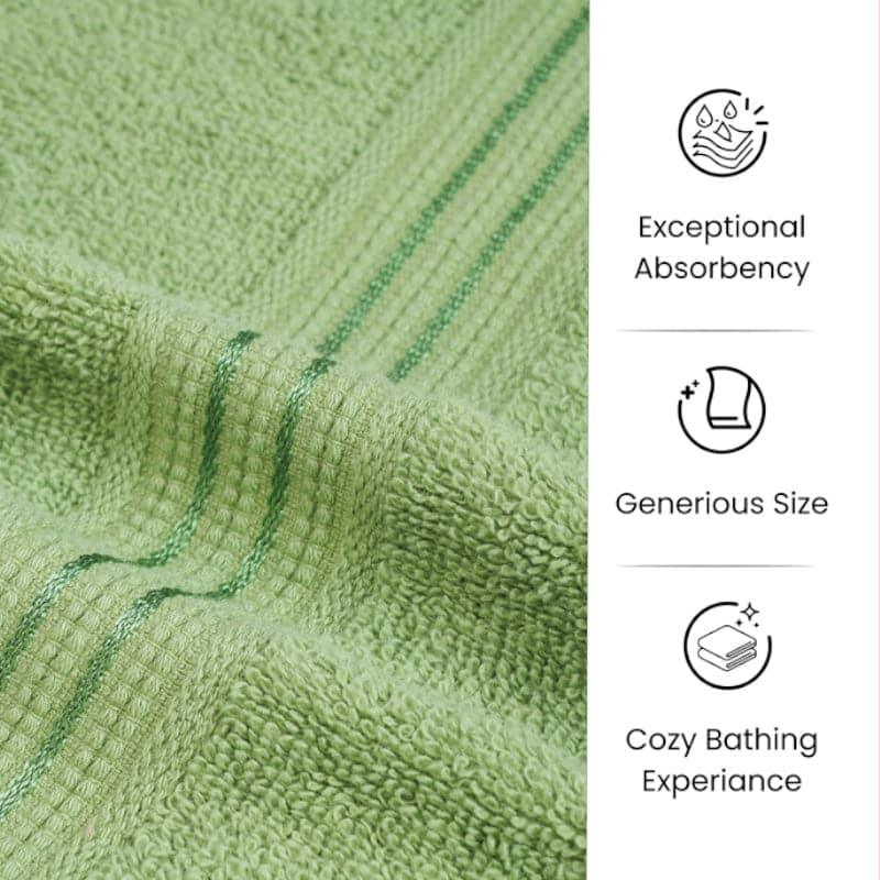 Buy Micro Cotton LuxeDry Solid Bath Towel - Forest Green Bath Towels from Vaaree