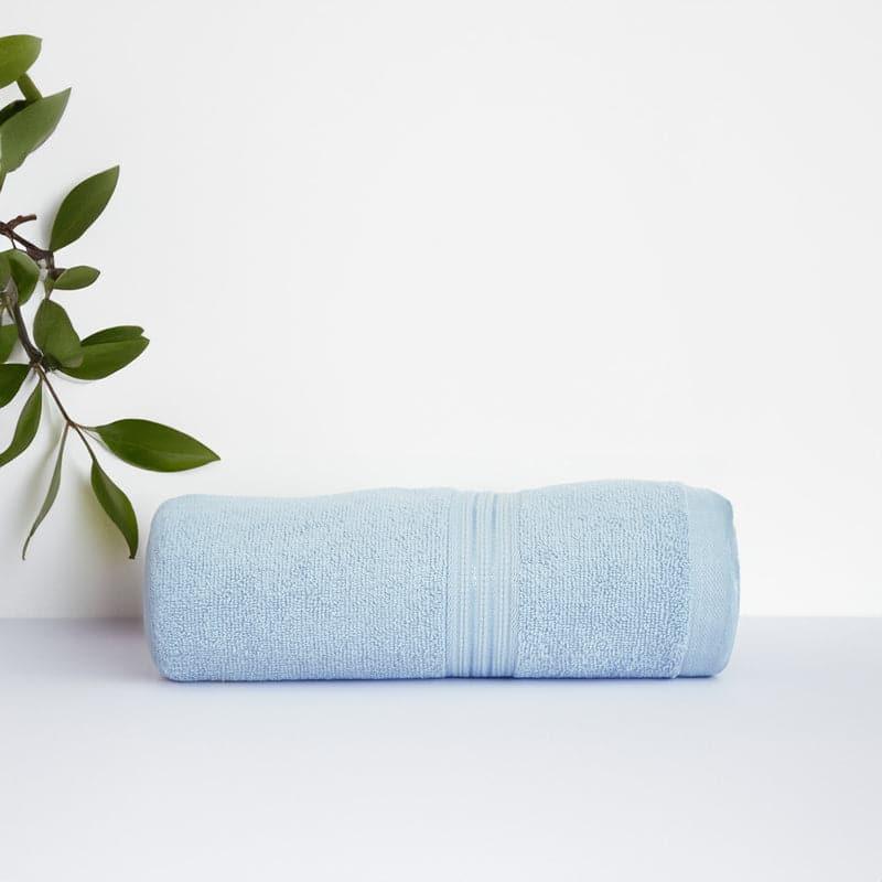 Buy Micro Cotton LuxeDry Solid Bath Towel - Ice Blue Bath Towels from Vaaree