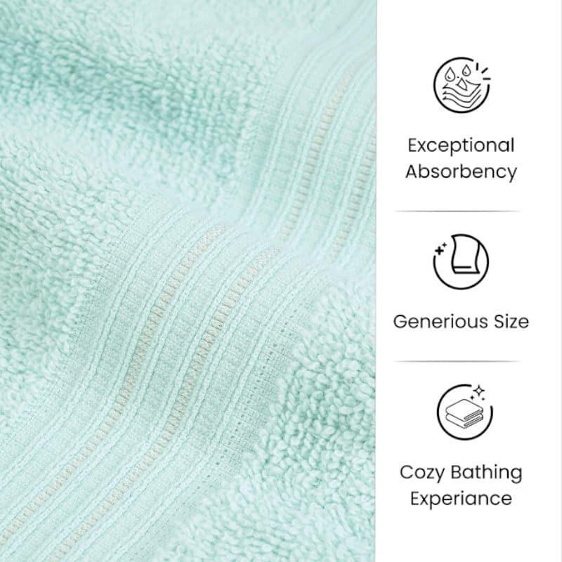 Buy Micro Cotton LuxeDry Solid Bath Towel - Sea Blue Bath Towels from Vaaree