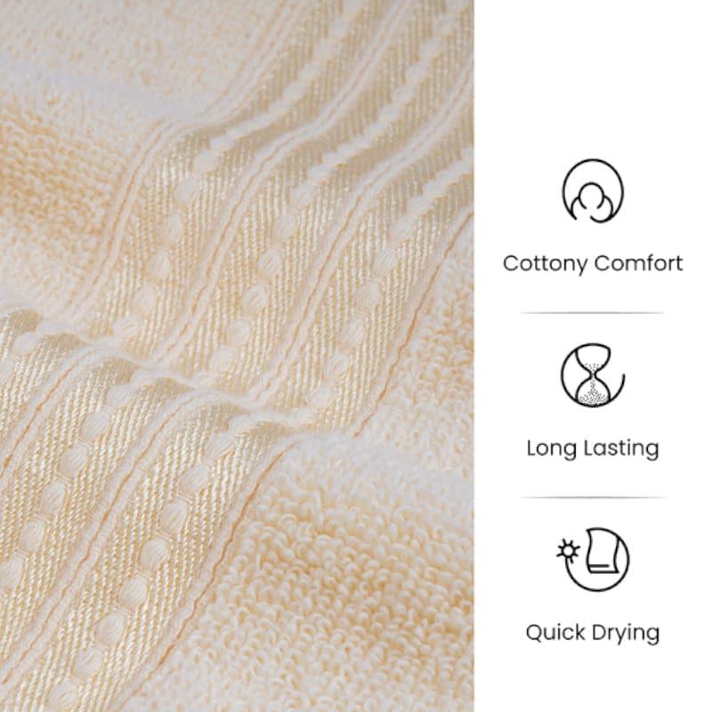 Buy Bath Towels - Micro Cotton LuxeDry Soothe Bath Towel - Beige at Vaaree online