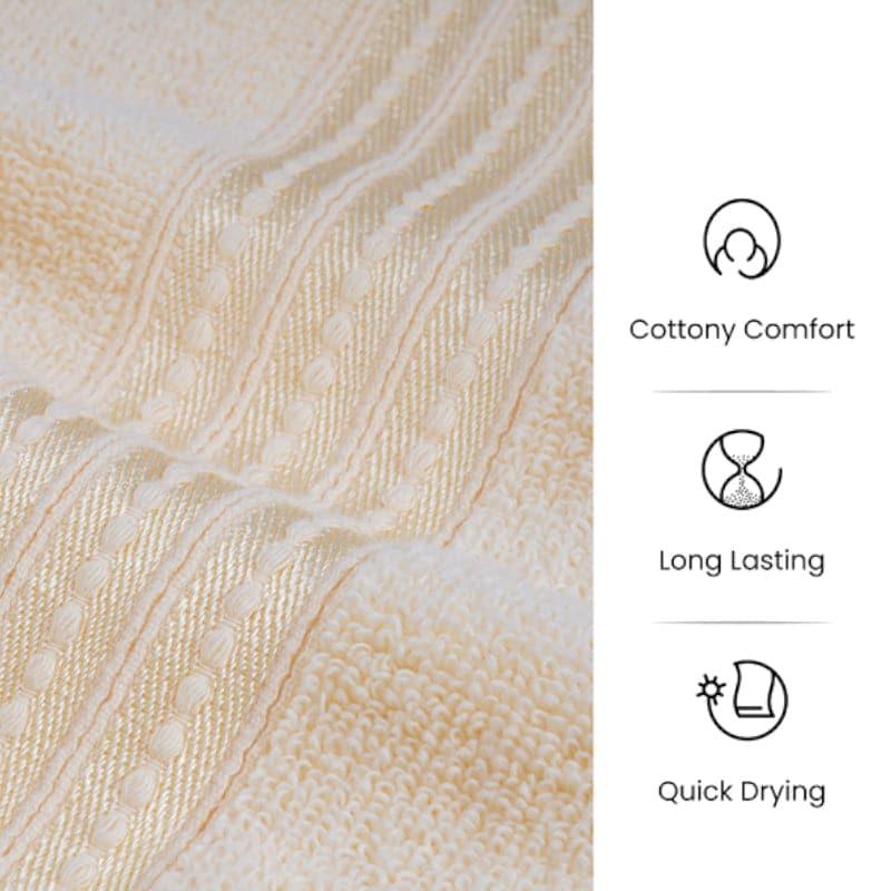 Buy Micro Cotton LuxeDry Soothe Bath Towel - Beige Bath Towels from Vaaree