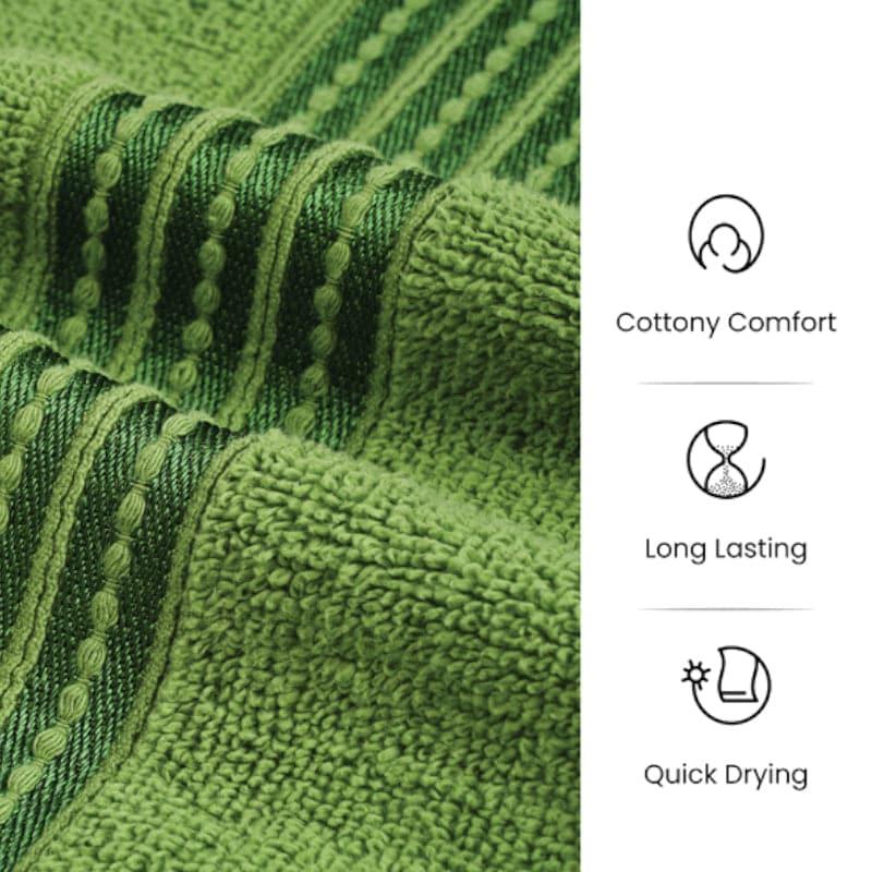 Buy Micro Cotton LuxeDry Soothe Bath Towel - Green Bath Towels from Vaaree