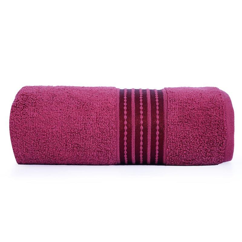 Buy Micro Cotton LuxeDry Soothe Bath Towel - Maroon Bath Towels from Vaaree