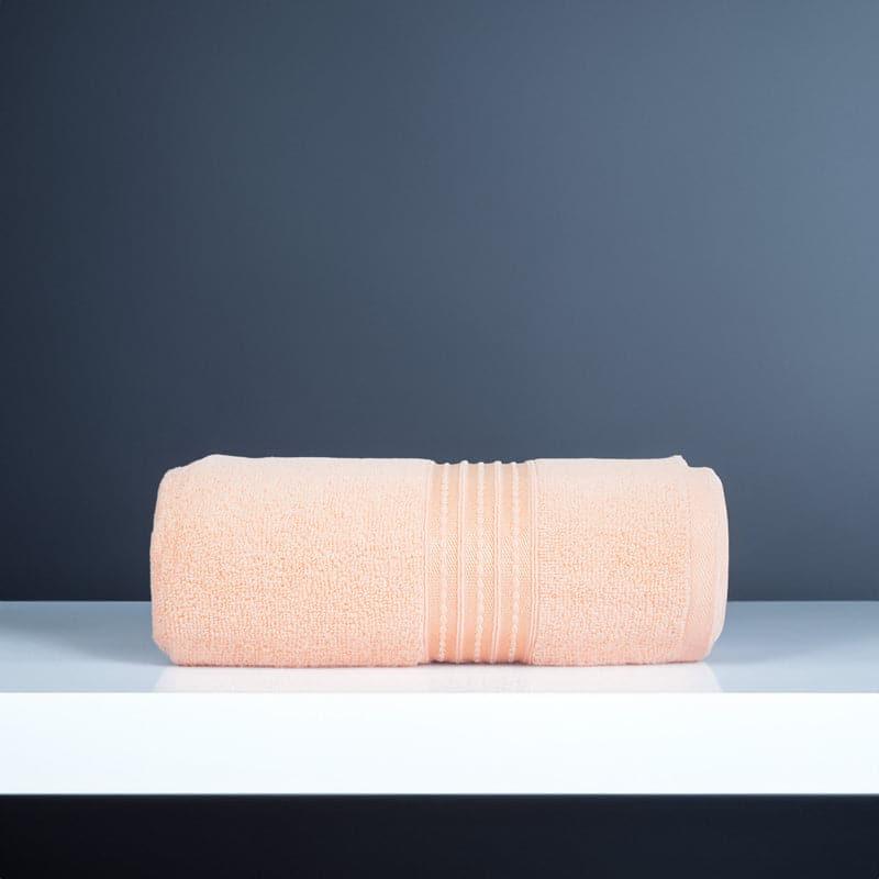 Buy Micro Cotton LuxeDry Soothe Bath Towel - Peach Bath Towels from Vaaree