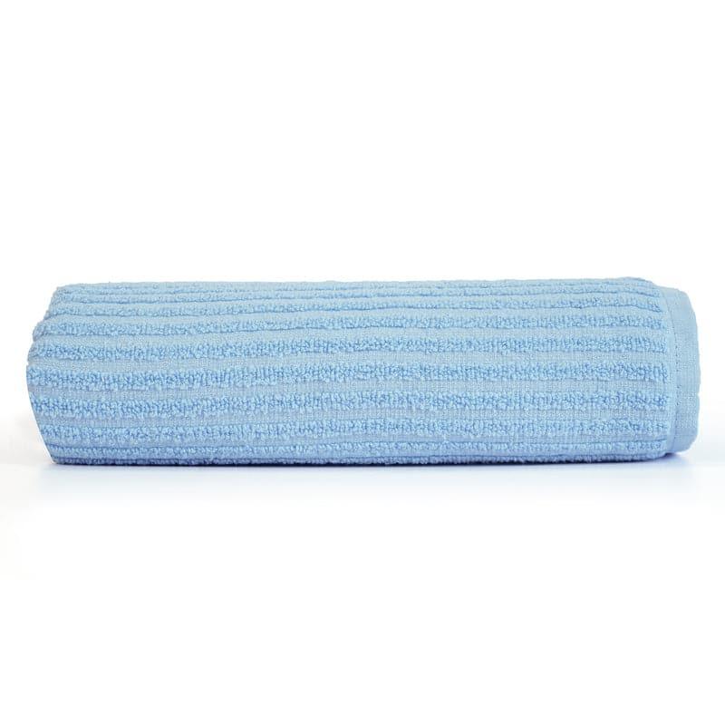 Buy Micro Cotton LuxeDry Striped Bath Towel - Blue Bath Towels from Vaaree