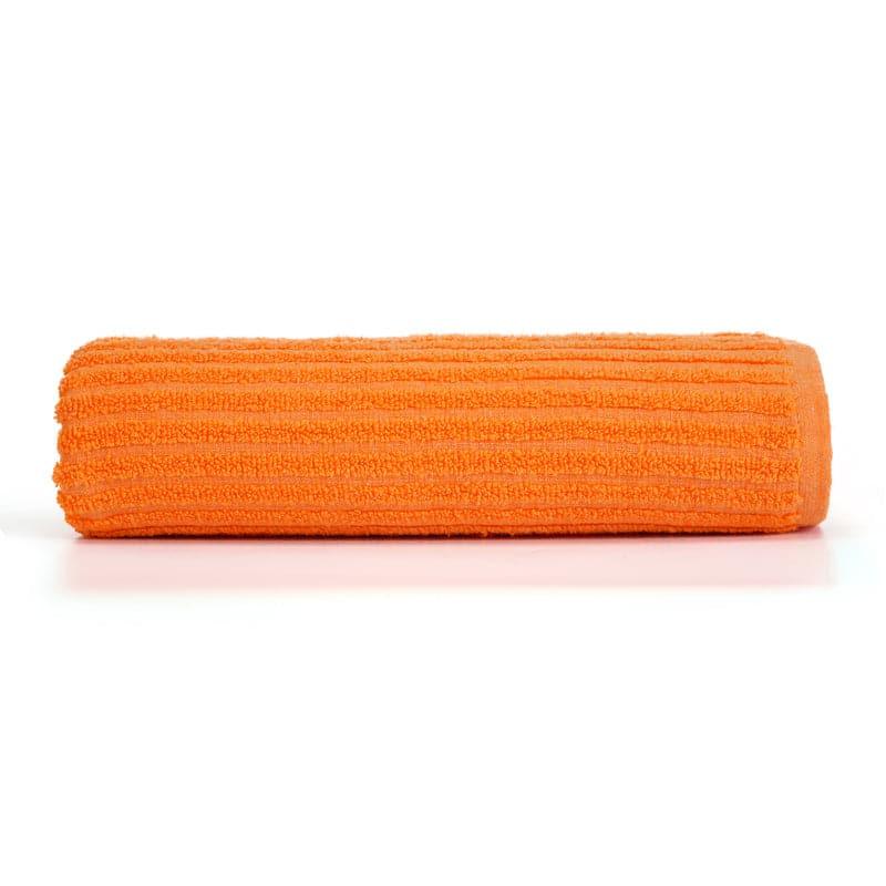 Buy Micro Cotton LuxeDry Striped Bath Towel - Orange Bath Towels from Vaaree