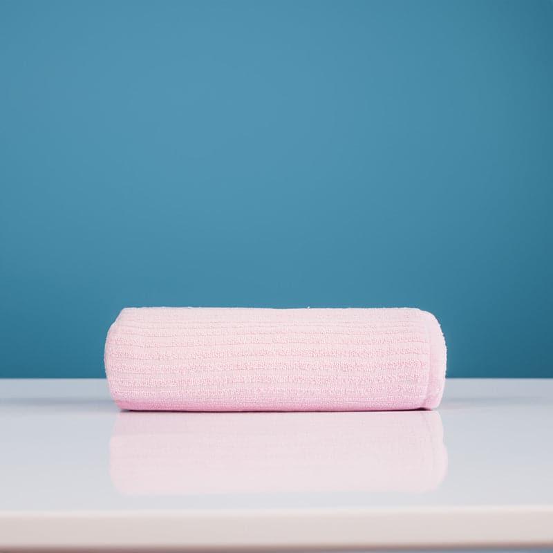 Buy Bath Towels - Micro Cotton LuxeDry Striped Bath Towel - Pink at Vaaree online
