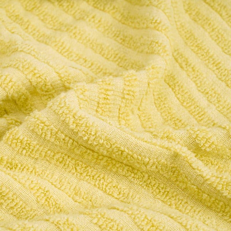 Buy Micro Cotton LuxeDry Striped Bath Towel - Yellow Bath Towels from Vaaree