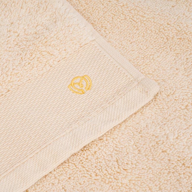 Buy Micro Cotton Soft Serenity Solid Bath Towel - Beige Bath Towels from Vaaree