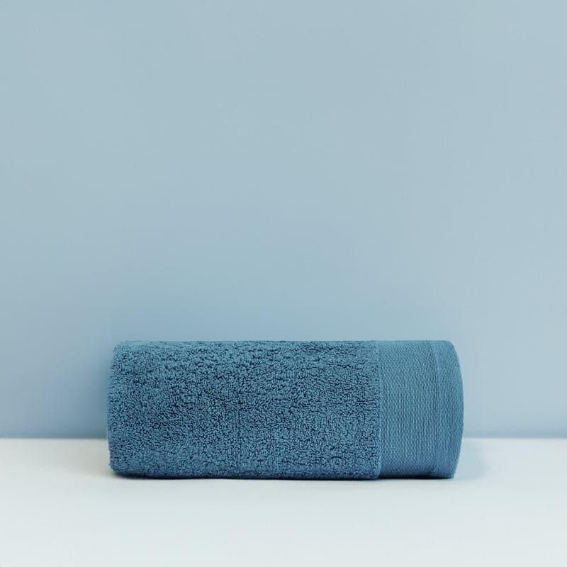 Buy Micro Cotton Soft Serenity Solid Bath Towel - Blue Bath Towels from Vaaree