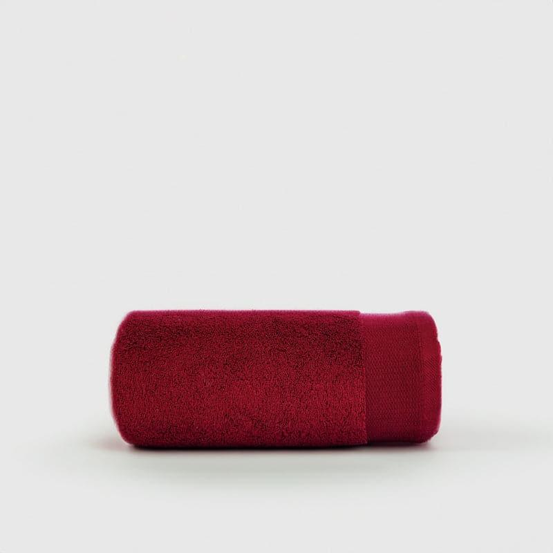 Buy Micro Cotton Soft Serenity Solid Bath Towel - Red Bath Towels from Vaaree