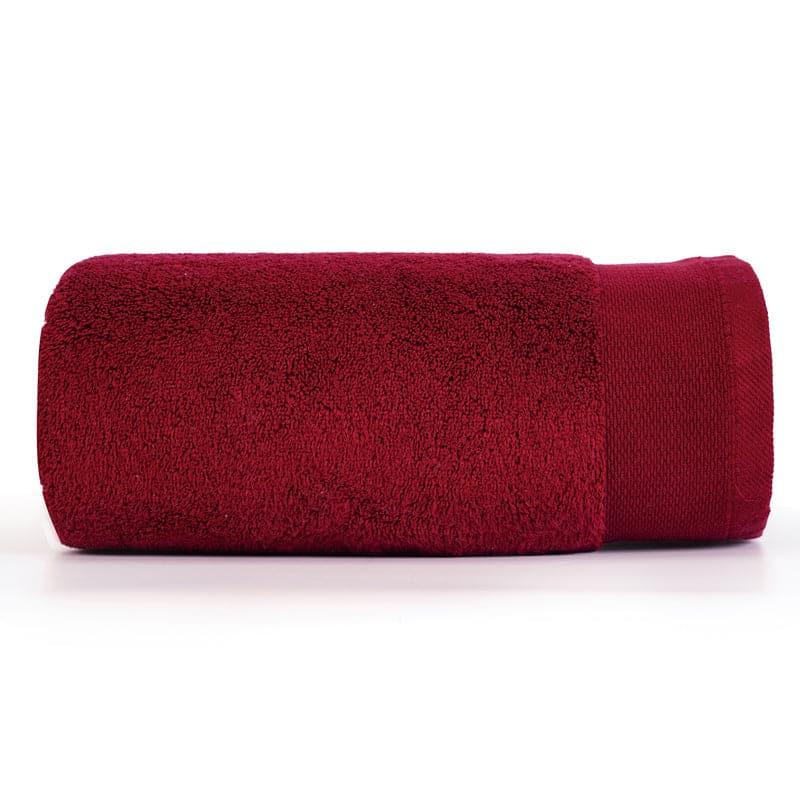 Buy Bath Towels - Micro Cotton Soft Serenity Solid Bath Towel - Red at Vaaree online