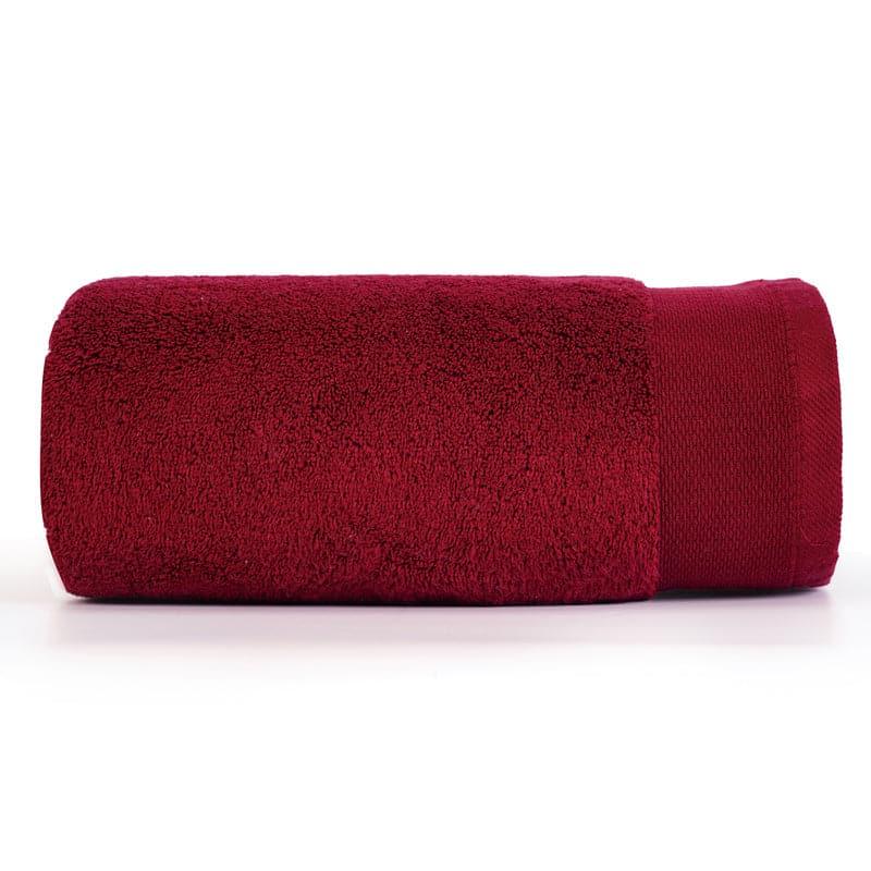 Buy Micro Cotton Soft Serenity Solid Bath Towel - Red Bath Towels from Vaaree