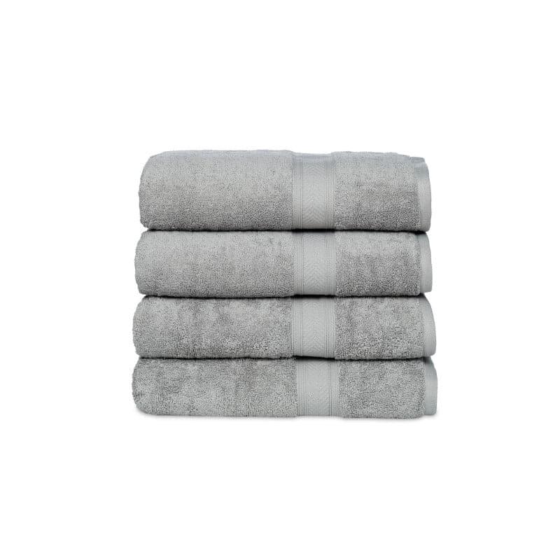 Buy Myst Bath Towel (Grey) - Set Of Four Bath Towels from Vaaree