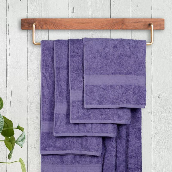 Buy Myst Bath Towel (Lavender) - Set Of Four Bath Towels from Vaaree