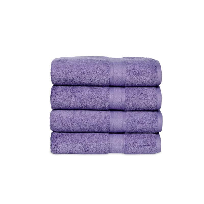 Buy Myst Bath Towel (Lavender) - Set Of Four Bath Towels from Vaaree