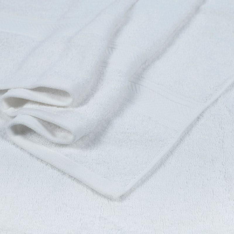 Buy Myst Bath Towel (White) - Set Of Four Bath Towels from Vaaree