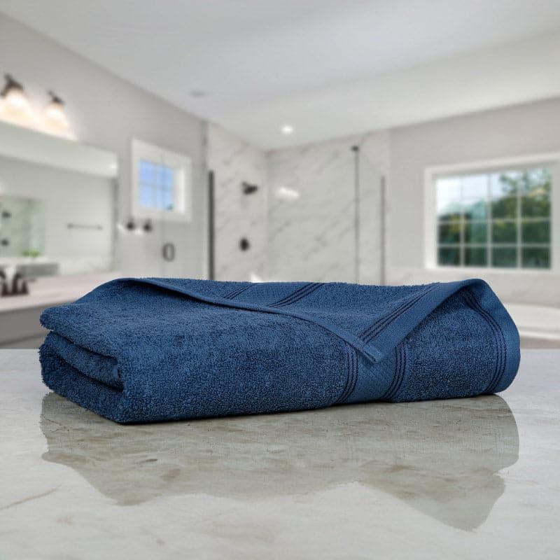 Buy Ozella Bath Towel - Cobalt Bath Towels from Vaaree